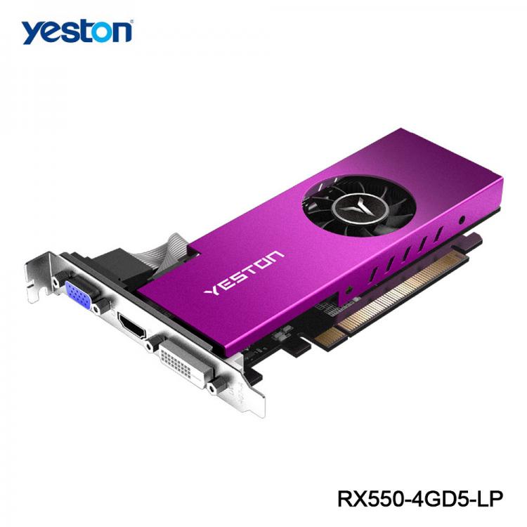 all in one place חומרה Yeston Radeon RX 550 GPU 4GB GDDR5 128bit 1071/6000MHz Gaming Desktop computer PC Video Graphics Cards VGA/DVI-D/HDMI-compatible
