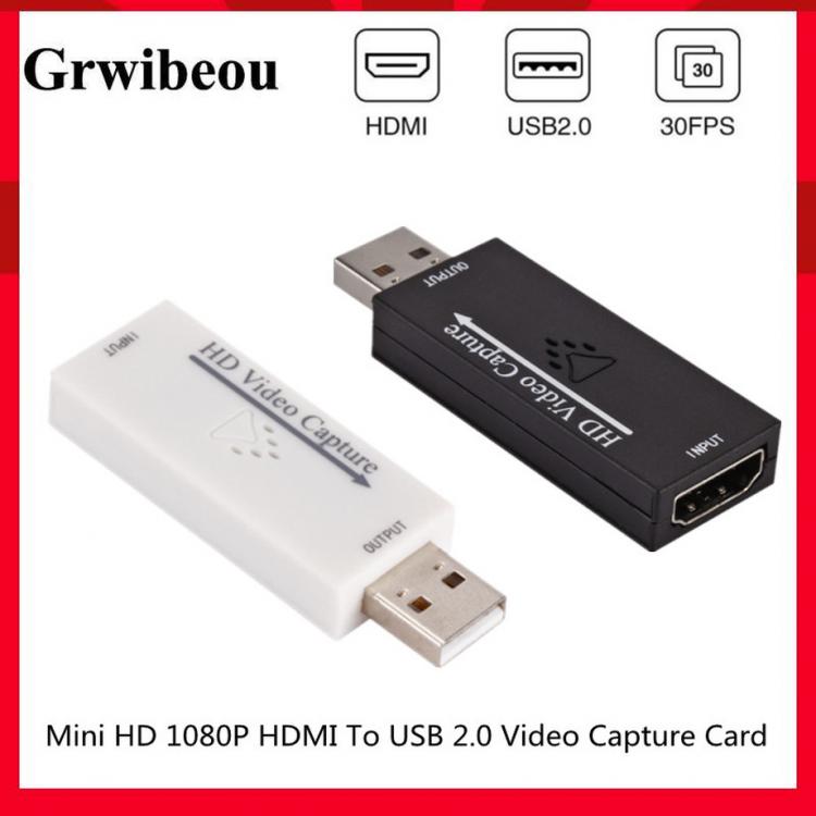 all in one place חומרה Mini HD 1080P HDMI To USB 2.0 Video Capture Card Game Recording Box for Computer Youtube OBS Etc. Live Streaming Broadcast