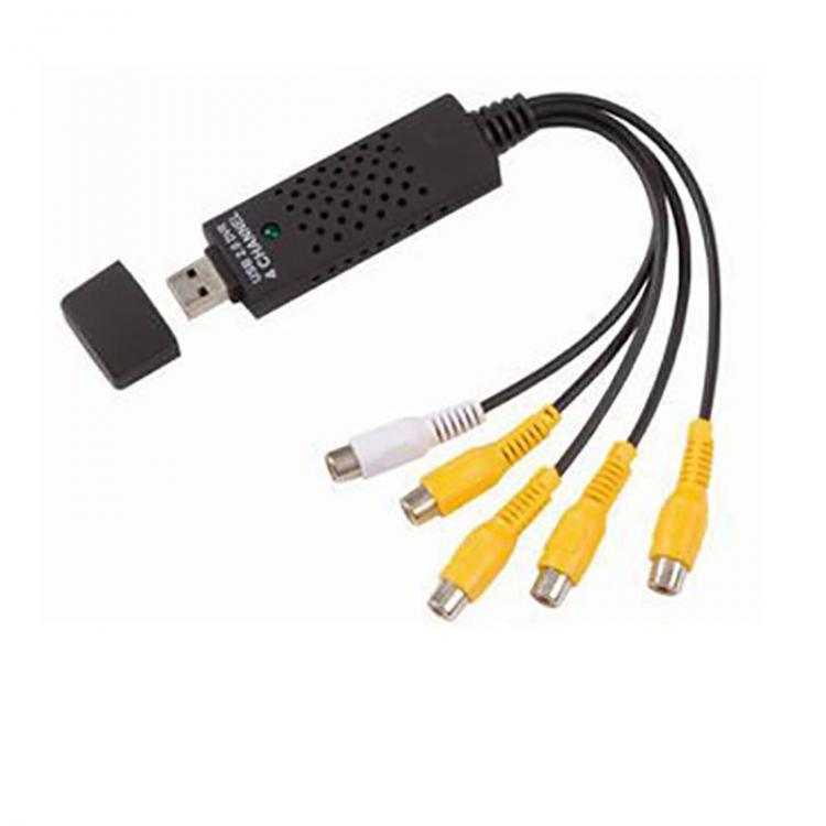 all in one place חומרה 4 channel 4CH USB2.0 video capture card support WIN7 8 64 DVR Card Video Capture  Audio Record Card Adapter For  Camera Monitor