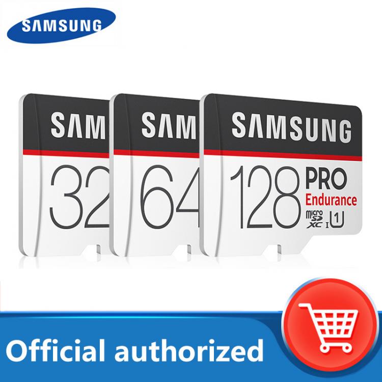 all in one place אביזרים 100% Original SAMSUNG TF card MicroSD PRO Endurance 32G 100MB/s 128GB SDXC SDHC C10 TF Card UHS-I 64GB Flash Memory Card