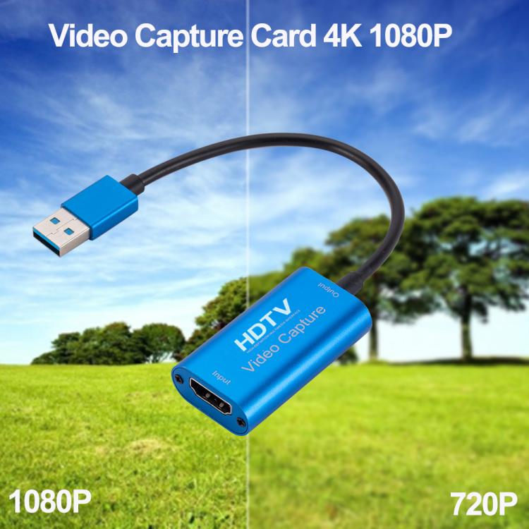 all in one place חומרה USB3.0 Video Capture Card 4K 1080P HDMI-Compatible to USB Video Game Grabber Record for PC Game Camera Recording Live Streaming