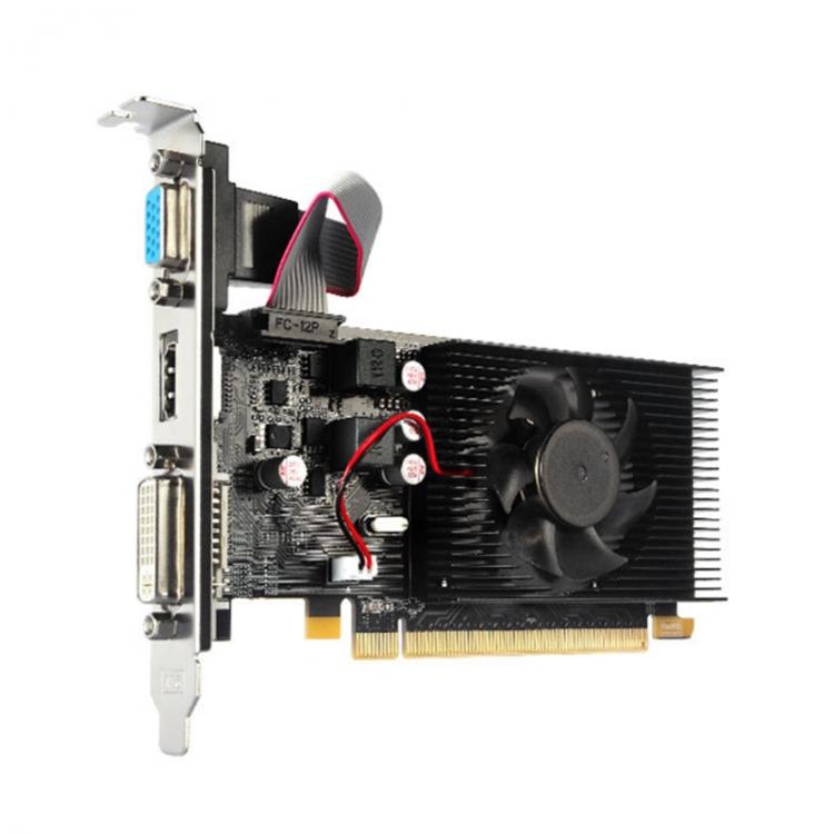 all in one place חומרה Computer placa de video HD7450 2GB GDDR3 64 Bit PCIE 2.0 HDMI-Compatible+VGA+DVI Interface Video Card with Cooling Fan