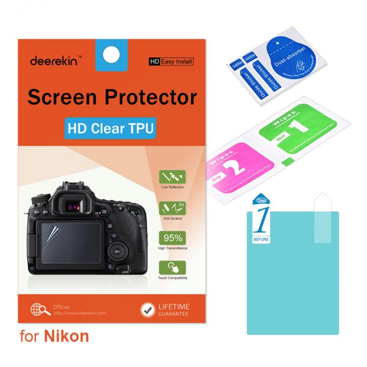 all in one place אביזרים Deerekin HD Soft TPU Screen Protector w/ Top LCD Film for Nikon Z7 Z6 Z5 Z50 D7500 D500 D5 Digital DSLR Camera