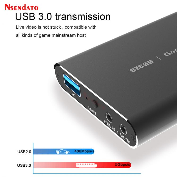 all in one place חומרה Ezcap311P 4K USB HD Video Capture Card 1080P 60fps Live Streaming HDMI-compatible USB 3.0 Game Capture Live Streaming Recording