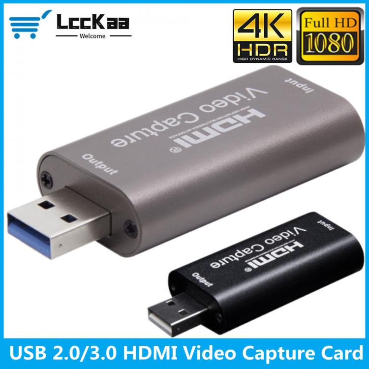 all in one place חומרה USB 3.0 2.0 Video Capture Card 4K  HDMI Video Grabber Box for PS4 Game DVD Camcorder Camera Record placa de video Live Streaming
