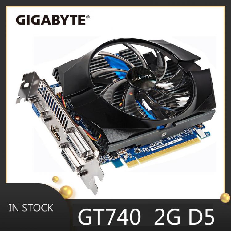 all in one place חומרה GeForce GT 740 2G 128bit GDDR5 300w Game COMPUTER GRAPHICS VIDEO CARD for DELL/LENOVO PC not gt 710 730 740 1050ti