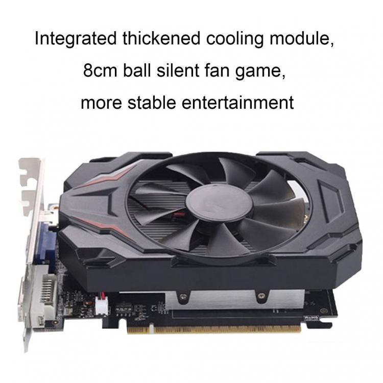 all in one place חומרה Graphics Card 2G DDR5 for Desktop Workstation 128 Bit Video Card Single fan VGA and HDMI-compatible interface GT1030  VGA, DVI