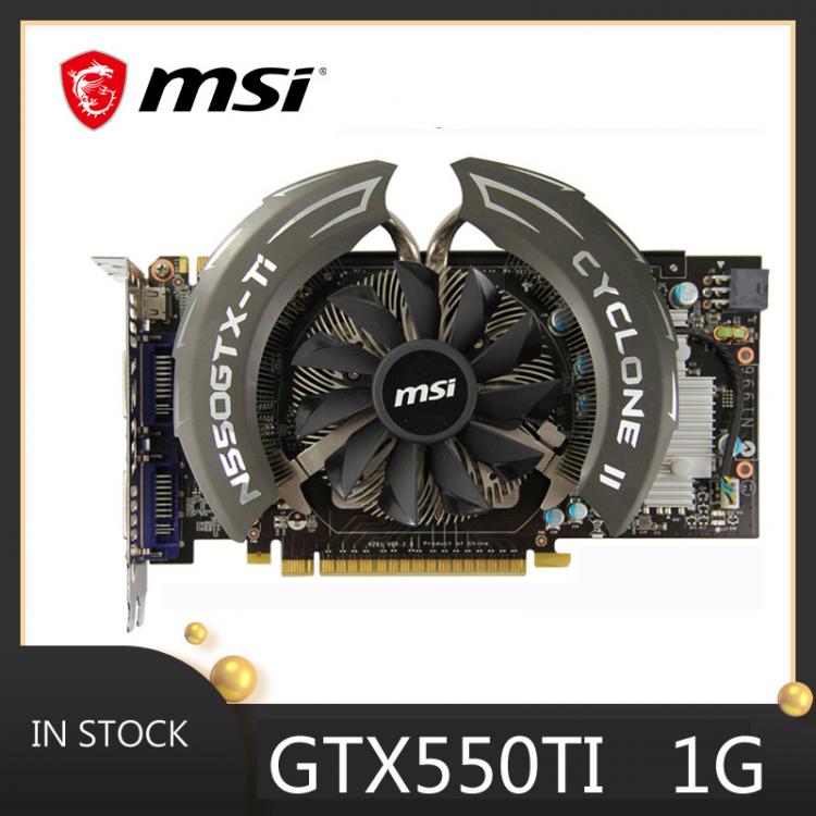 all in one place חומרה MSI Placa Video Card GTX 550TI 1G 192Bit GDDR5 Graphics Cards for nVIDIA Geforce GTX660 VGA Cards Geforce Game Computer GTX750Ti
