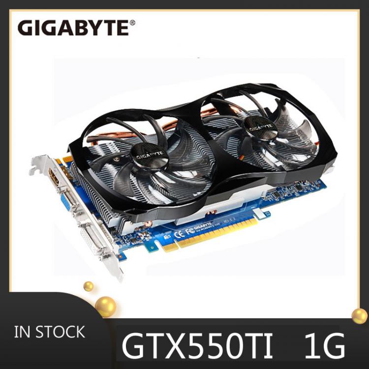 all in one place חומרה Video Card GTX 550TI 1GB 192Bit GDDR5 1024MB Graphics Cards for nVIDIA Geforce GTX660 Used VGA Cards stronger than GTX 750 Ti