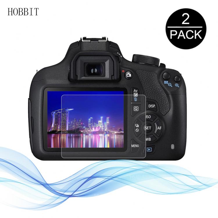 all in one place אביזרים 2 Pack Camera Screen Glass Film For Canon G9X G9XII 200D 200DII 250D EOS 100D EOS M5 HD Clear Scratch Resistant Protective Film