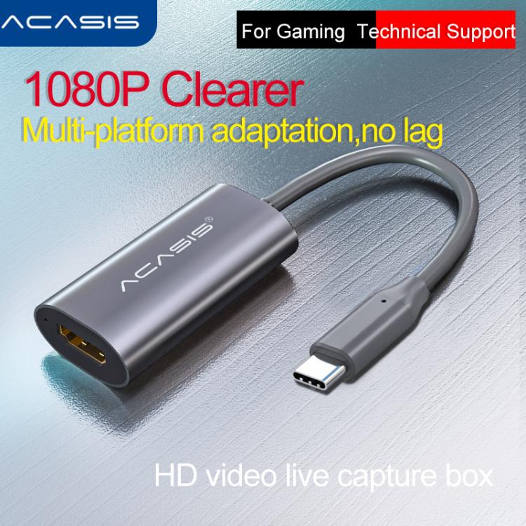 all in one place חומרה Acasis Video Capture Card USB 3.0 4K HDMI-compatible Video Game Grabber Record for PS4 Camcorder Switch Live Broadcast Camera