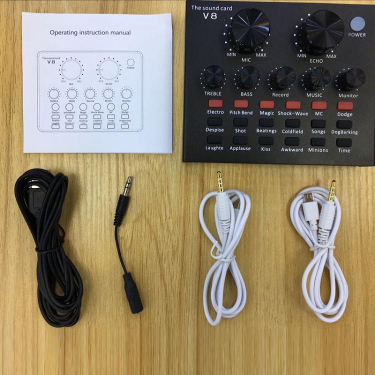 all in one place חומרה Sound Card Audio External USB Headset Microphone Live Broadcast For BM 800 Mobile Phone Computer PC