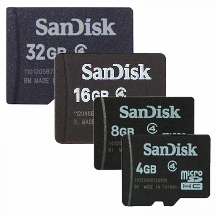 all in one place אביזרים SanDisk Micro SD Card Class4 Memory Card 2GB/4GB/8GB/16GB/32GB Flash Card Memory Microsd TF/SD Card SDHC Standard with Adapter