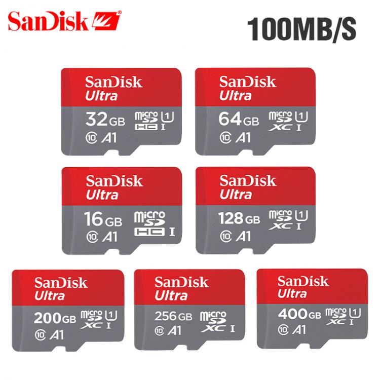 all in one place אביזרים SanDisk Ultra Memory Card 200GB 128GB 64GB 32GB 16GB 8GB microSDHC/micro SDXC UHS-I micro SD card 98MB/s TF Card For Smartphone