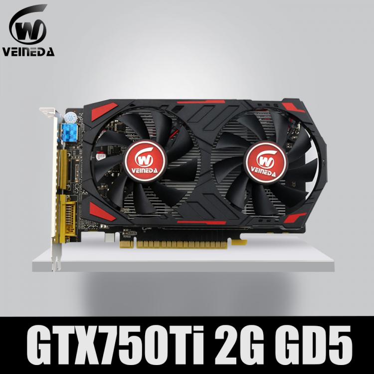 all in one place חומרה Veineda Video Card Original GPU GTX750Ti 2GB GDDR5 Graphics Cards InstantKill R7 350 ,HD6850 for nVIDIA Geforce games