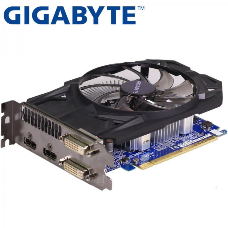 all in one place חומרה GIGABYTE Video Card GTX750 1GB 128Bit GDDR5 Graphics Cards for nVIDIA Geforce Original GTX 750 DVI HDMI Used VGA Cards Map