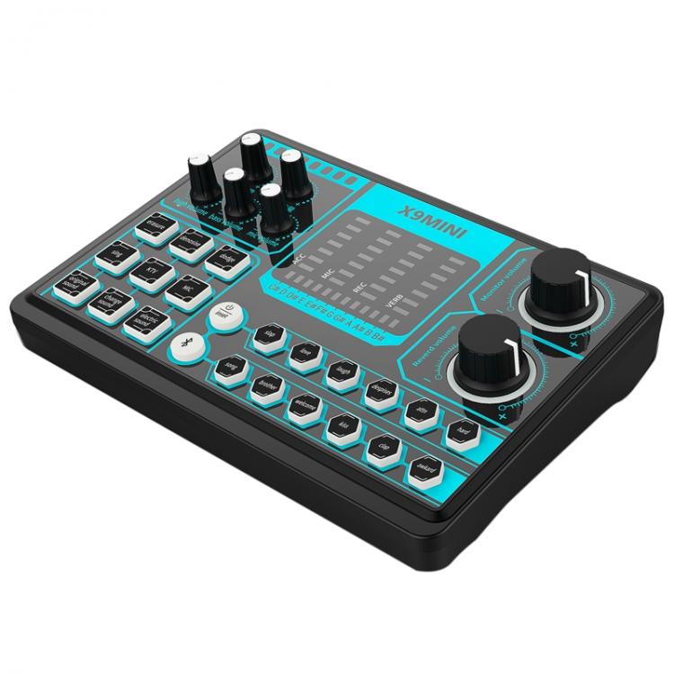 all in one place חומרה X9 MINI Computer External Mobile Phone Sound Card Repair Tone Mixer Suitable for Home Computer Recording, Live Broadcast