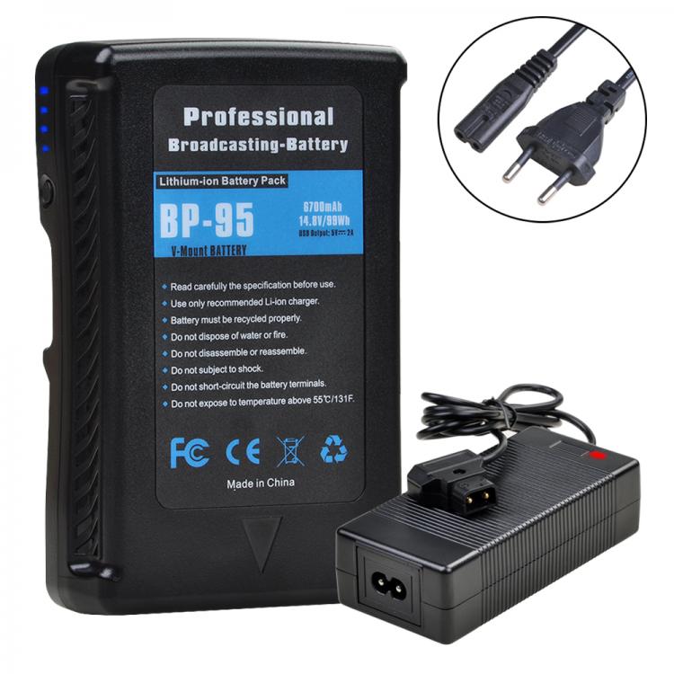 all in one place אביזרים 14.8V BP-95 / BP-150 V Mount Li-ion Battery Pack for LED Photography Light Video Camera Camcorder for Sony DSR-250P 600P 650P