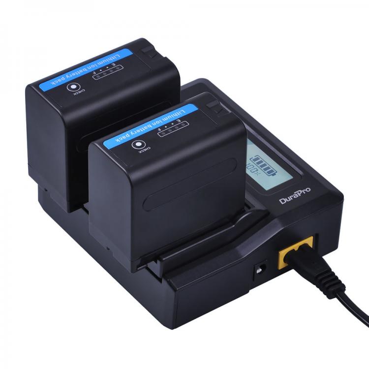 all in one place אביזרים 7200mAh NP-F970 NP-F960 Power Display Battery +LCD Fast Dual Charger for SONY F930 F950 F770 F570 CCD-RV100
