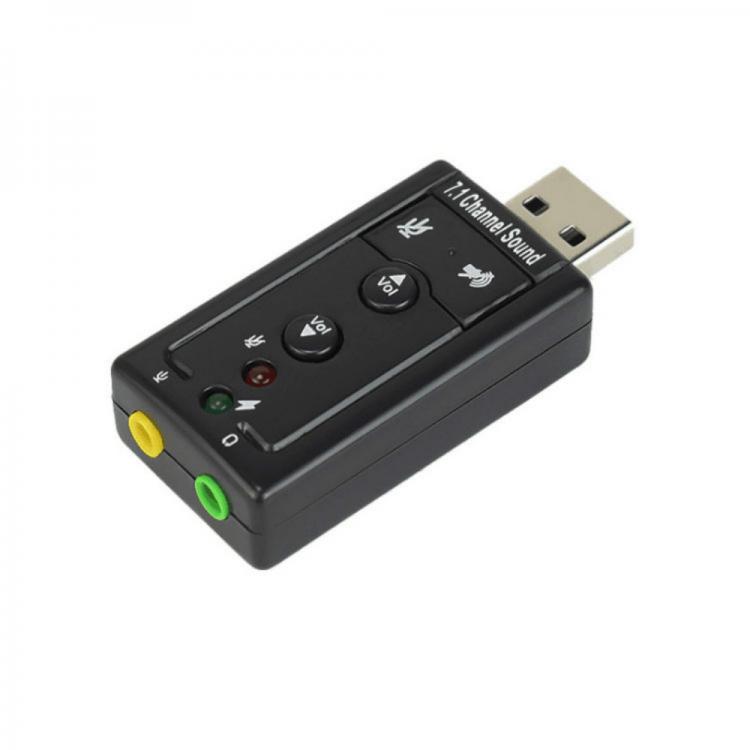 all in one place חומרה 7.1 Sound Card 3D Stereo USB Audio Adapter to jack 3.5mm External Sound Card for Windows XP/2000/Vista/7 Laptop PC