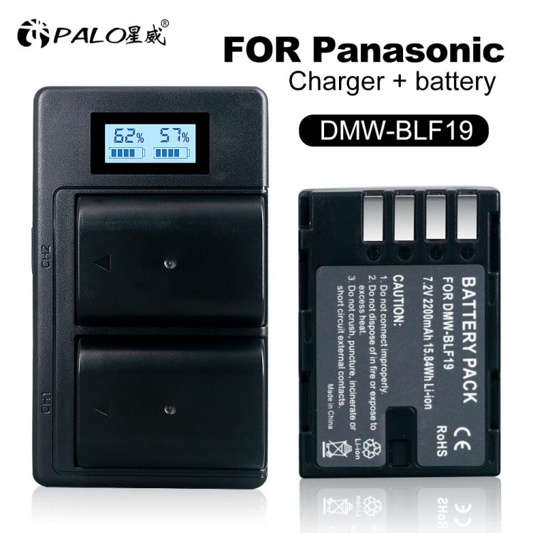 all in one place אביזרים PALO 2200mAh DMW-BLF19E DMW-BLF19 Camera Battery DMW BLF19 BLF19 BLF19E +LCD Dual USB Charger for Panasonic Lumix GH3 GH4 GH5 G9