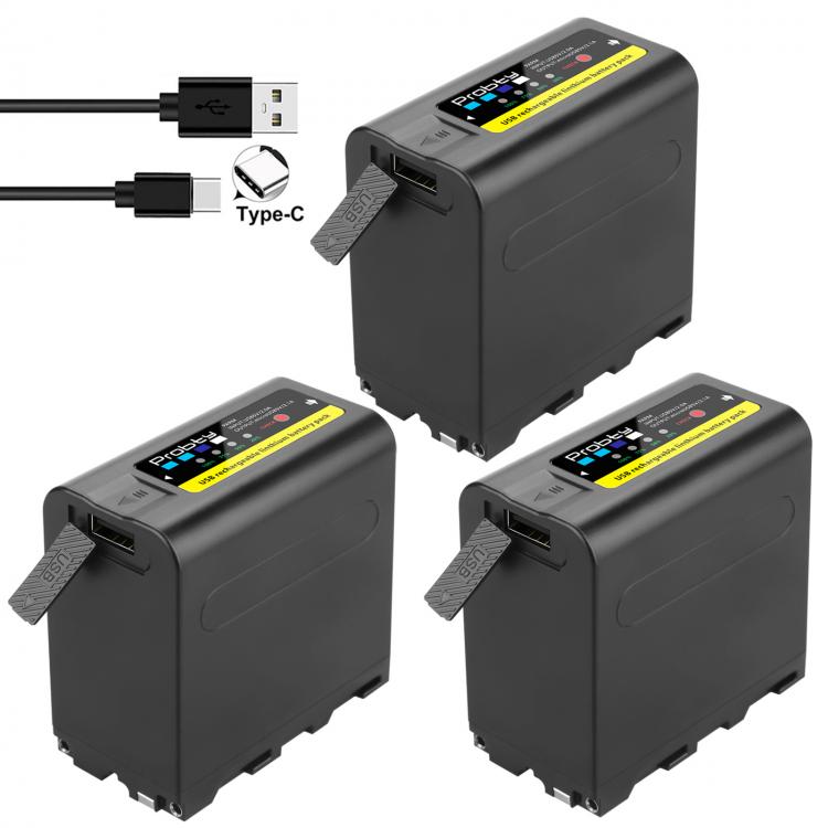 all in one place אביזרים 5V USB Output 8800mAh NP-F980 NP NP-F970 F970 F960 Battery with LED Power Indicator for Sony F960 F550 F570 F750 F770 MC1500C