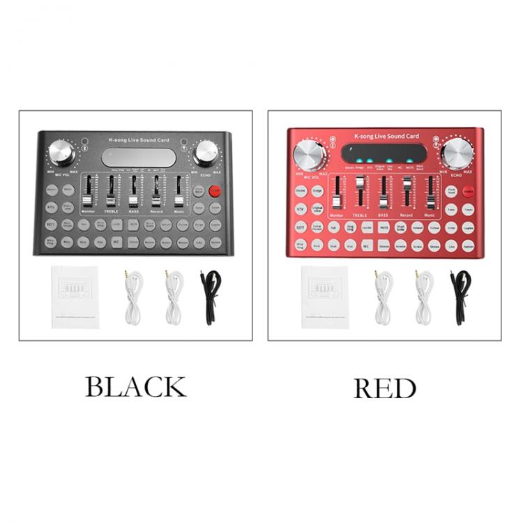 all in one place חומרה Professional Sound Card Microphone Voice Music o Usb Headset Entertainment Karaoke Steamers K-Song Live Sound Card F007