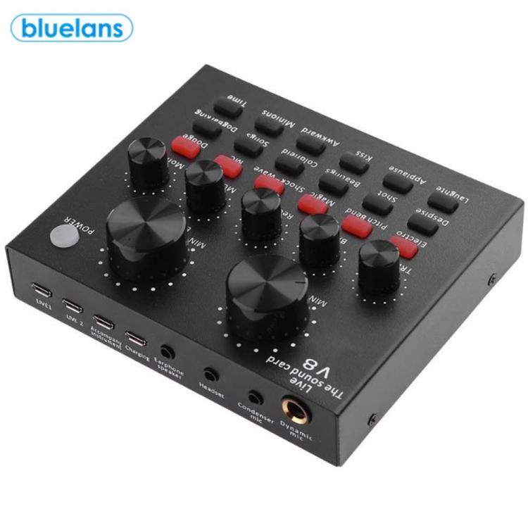 all in one place חומרה Computer External Sound Card Multiple Preset Effects Multiple Sound Functions Broadcast Sound Card For Mobile Phone PC Live