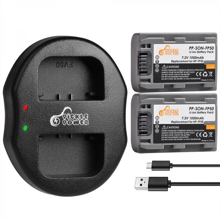 all in one place אביזרים NP-FP50 NP-FP51 Camera Battery +Dual USB Charger for Sony NP-FP70 NP-FP90 DVD HandyCam DCR-DVD105 DVD202E DVD92 SR100 HC18E