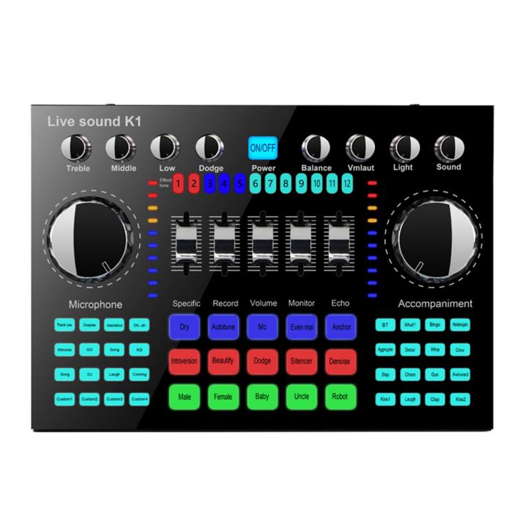 all in one place חומרה Audio Broadcast Computer Phone Voice Changer Mixer Board Multiple Effects Live Sound Card HIFI Universal Streaming  5.0