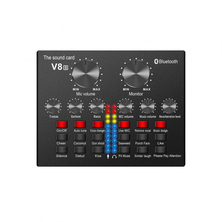 all in one place חומרה Live Sound Card Home Party Multiple Effects Noise Reduction Professional Voice Changer Compact External USB Mixer Board