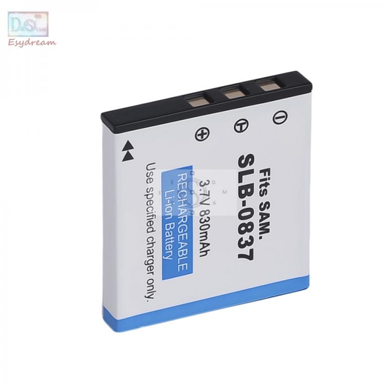 all in one place אביזרים 0837 SLB-0837 830mAh Battery for Samsung Digimax I6 PMP L50 L60 L80 i70 i70S L700 L700S L73 NV3 NV5 NV7