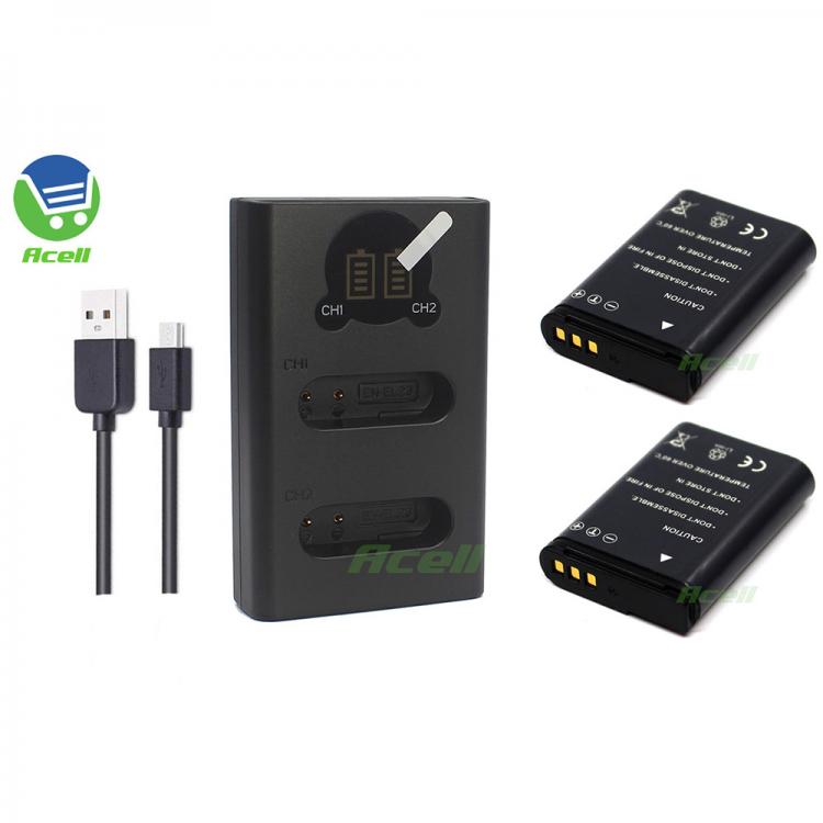 all in one place אביזרים EN-EL23-compatible Battery + LCD USB Dual Charger for Nikon COOLPIX B700 P900s P900 P610s P610 P600 S810c Camera