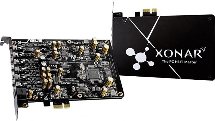 all in one place חומרה Used ASUS sound card Xonar AE has 192kHz/24-bit high-definition sound quality 7.1 PCIe gaming sound card