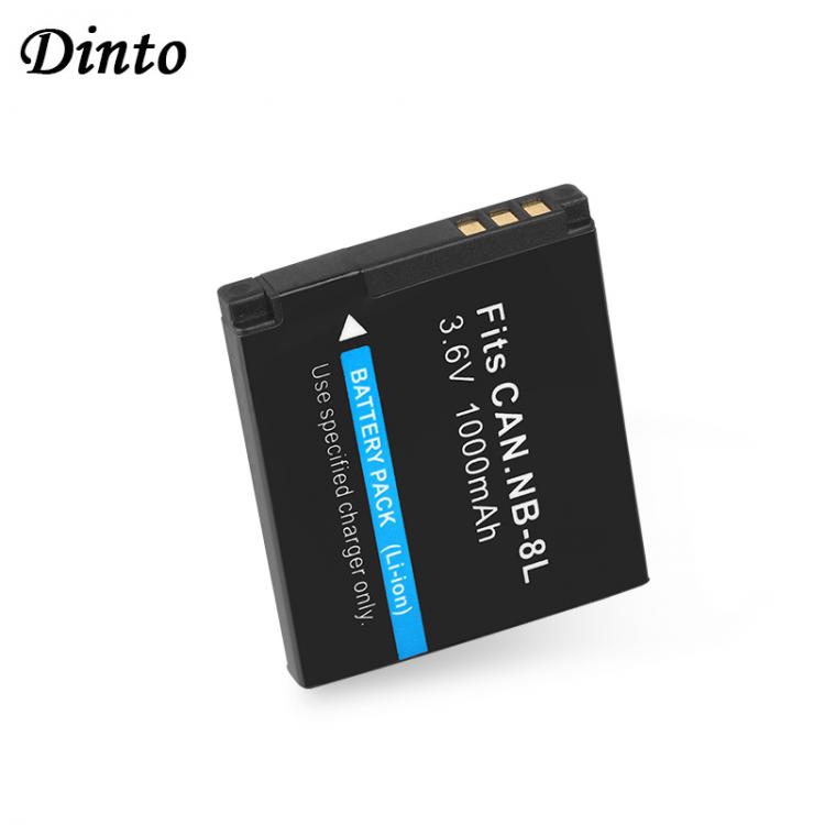 all in one place אביזרים Dinto 1pc 3.6V 1000mAh NB-8L Replacement Li-ion Lithium Camera Battery for Canon Powershot A2200 A3000 A3100 A3200 NB8L NB 8L
