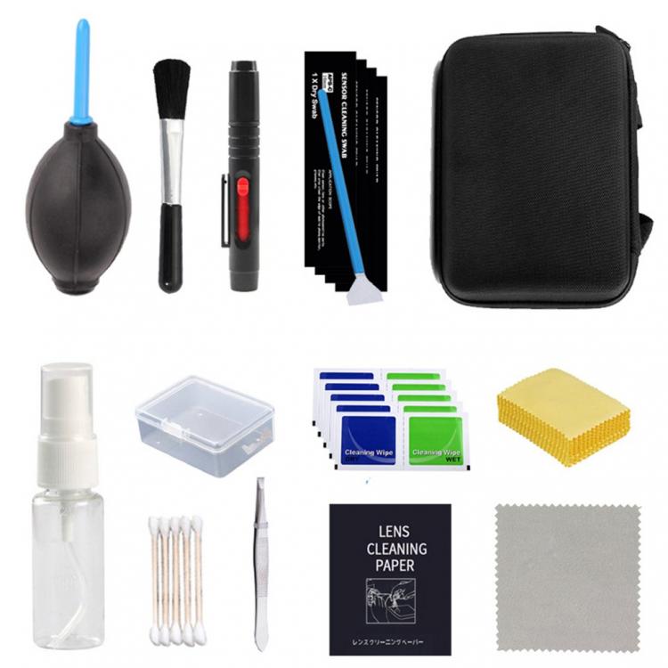 all in one place אביזרים 19pc/set Camera Cleaner Kit DSLR Lens Digital Camera Sensor Cleaning Kit for Sony/Fujifilm/Nikon Canon DV Cameras Clean Set