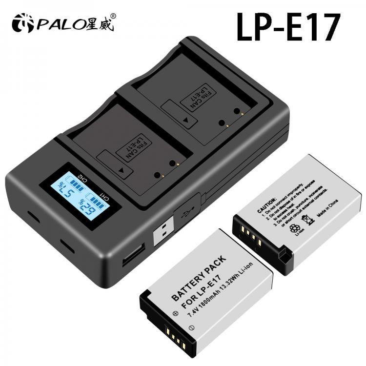 all in one place אביזרים LP-E17 LPE17 LP E17 Camera Battery + LCD Display Fast Charger For Canon EOS 200D M3 M6 750D 760D T6i T6s 800D 8000D Kiss X8i