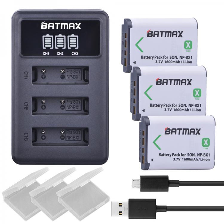 all in one place אביזרים 3X NP BX1 Bateria NP-BX1 Battery+ 3-Slots LED Charger for Sony DSC RX1 RX100 AS100V M3 M2 HX300 HX400 HX50 HX60 GWP88 AS15 WX350