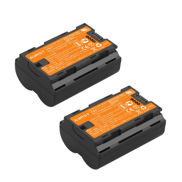 all in one place אביזרים 2pcs 2600mAh NP-W235 NPW235 W235 Batteries replacement battery for Fujifilm Fuji X-T4, XT4 Digital camera
