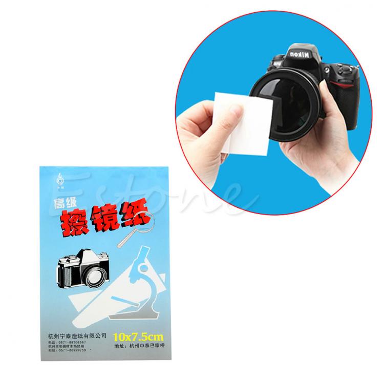 all in one place אביזרים 1pc 50 Sheets Soft Camera Lens Optics Tissue Cleaning Clean Paper Wipes Booklet