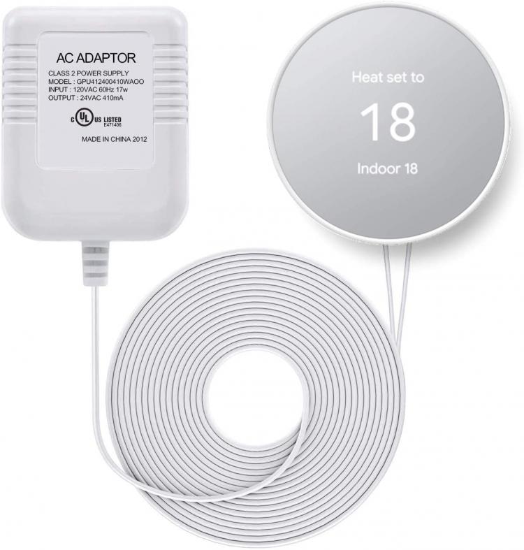all in one place ביתית Wasserstein UL-Certified 24V Transformer and C-Wire Adapter Compatible with Google Nest Thermostat/Learning Thermostat/Thermostat 