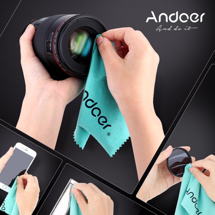 all in one place אביזרים Andoer Cleaning Cloth Screen Glass Lens Cleaner for Canon Nikon DSLR Camera Camcoder iPhone iPad Tablet Computer