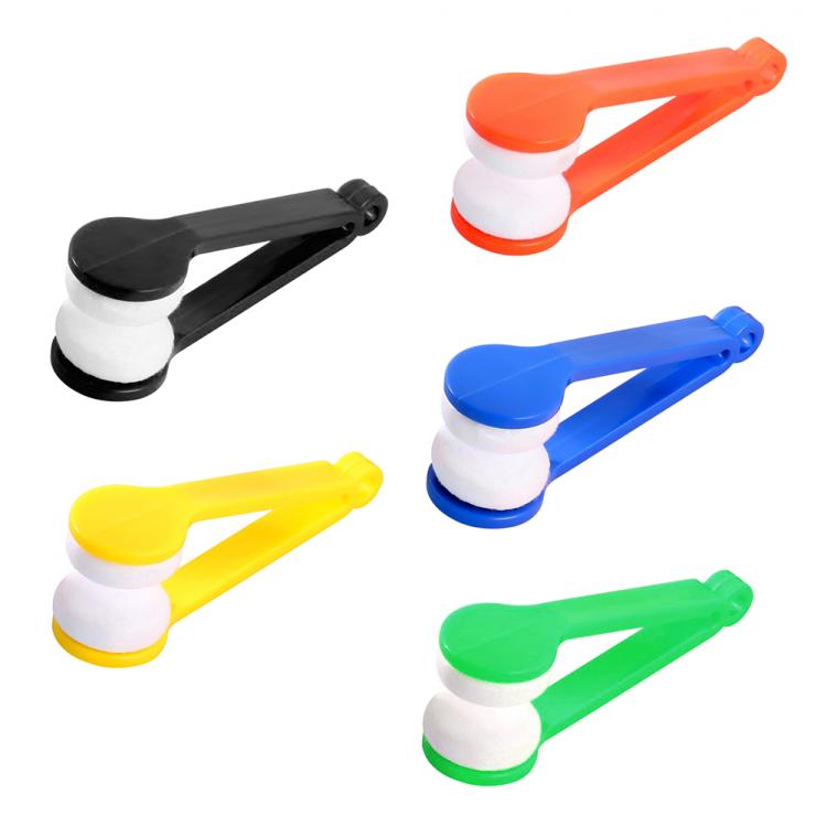 all in one place אביזרים Plastic + Superfine Fiber Mini Eye Glasses Lens Cleaning Brush Portable Soft Microfiber Spectacles Sunglasses Cleaner Wipe