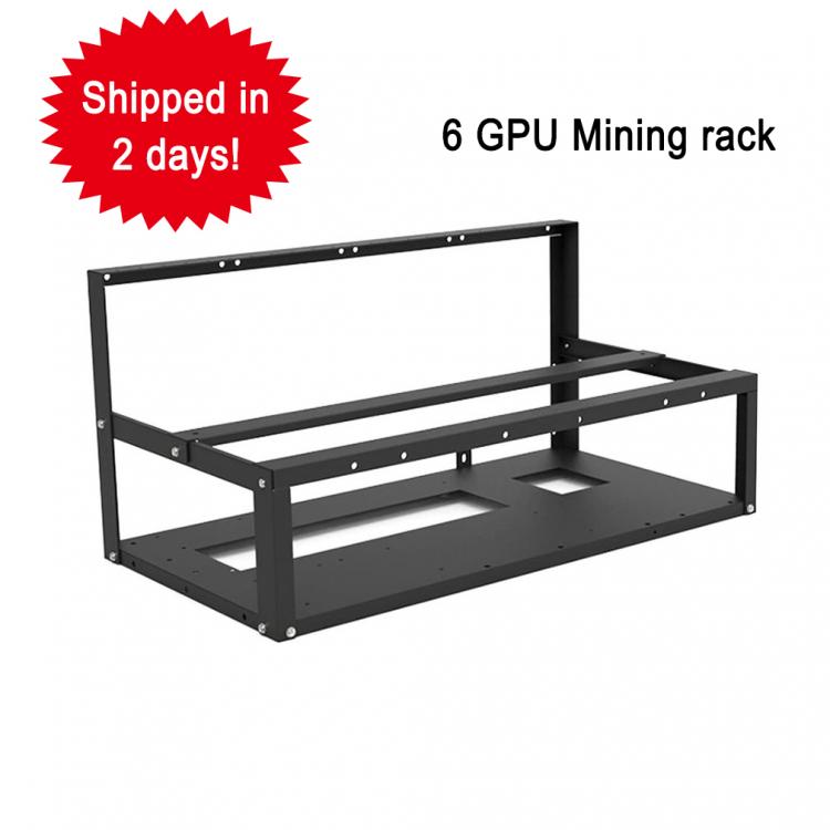 all in one place חומרה 6 GPU 8 GPU Open-pit Mining Machine Frame Case Mining Coin Ring Support Bracket Case Frame Transfer Mining Rack