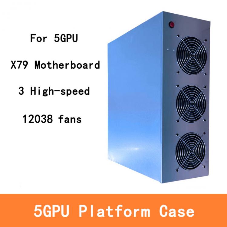 all in one place חומרה For X79 motherboard 5 GPU server case with 3 Fans frame mining rig house machine platform for  X79 motherboard BTC ETH