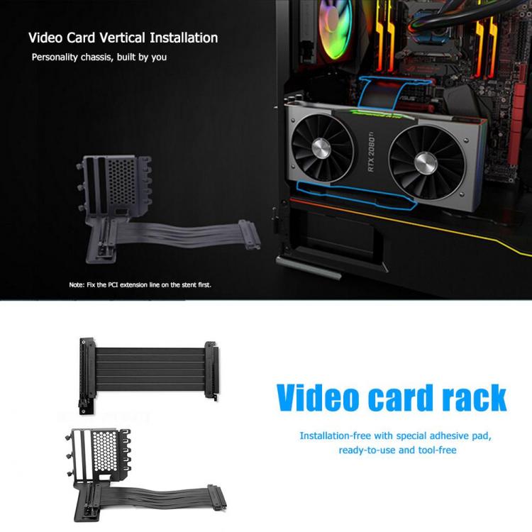 all in one place חומרה For 7 PCI Chassis PC Case Graphics Card Holder Stand Metal Video Card Extension Mounting Bracket Desktop Case Vertical Stand Hot