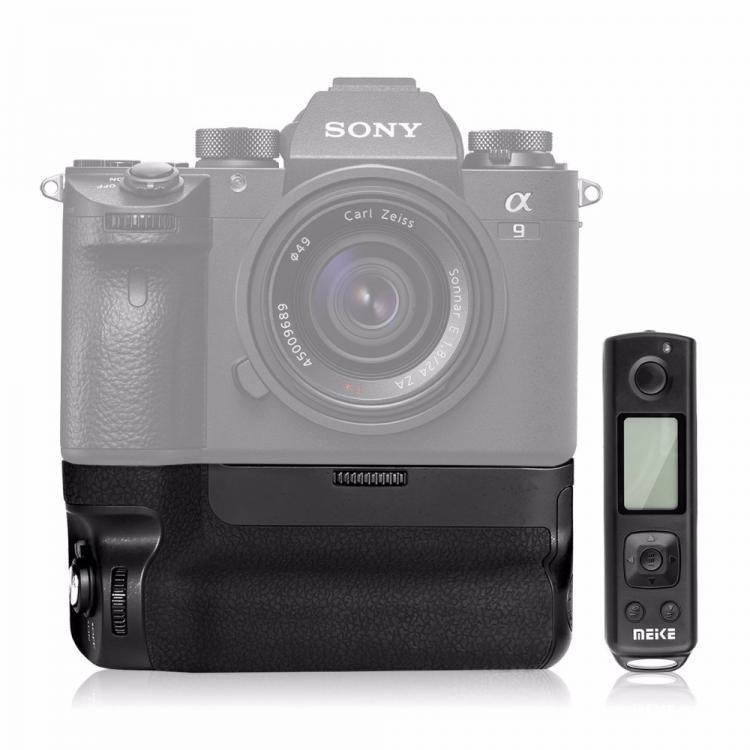 all in one place אביזרים Meike MK-A9 Pro Battery Grip Built-in 2.4GHz Remote Controller to Control shooting Vertical-shooting Function for Sony A9 A7RIII