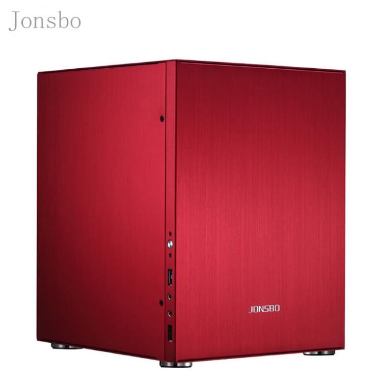 all in one place חומרה Jonsbo C2 Desktop Mini PC computer Case USB3.0 small chassis  IN Aluminum Alloy Red C2S  HTPC ITX  High Quilty