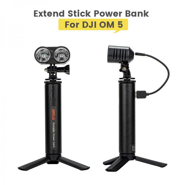 all in one place אביזרים Universal Portable Charging Handle Charger Mobile Power Bank Extension For DJI OM 5/4 SE/Pocket 2/OMSO Action Camera Accessories