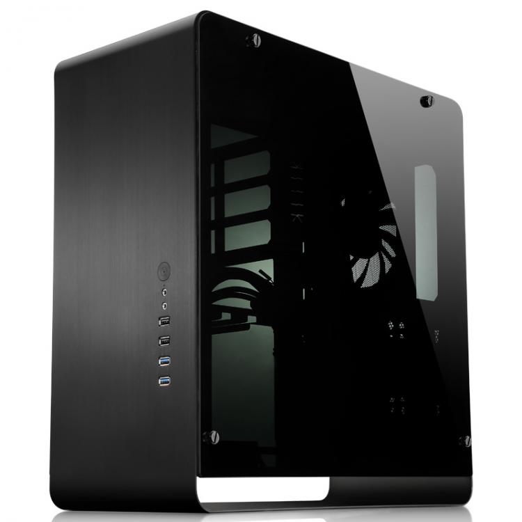 all in one place חומרה JONSBO UMX4 Computer Case Aluminum Or Glass Side Plate  Chassis Support ATX Motherboard 240 Cold Row USB3.0